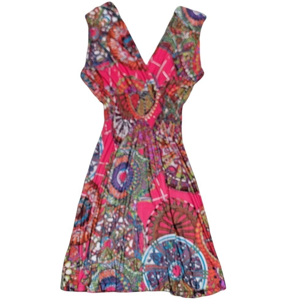 Beautiful Bold Summer X-Line Style Dress
